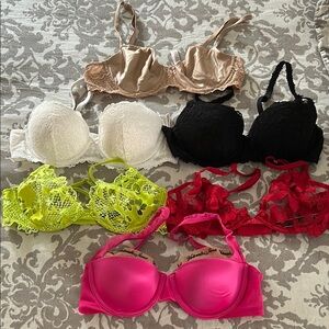 NEW 6 Victoria’s Secret Bra Lot All 34B